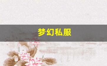 梦幻私服(梦幻手游私sf平台) (4)