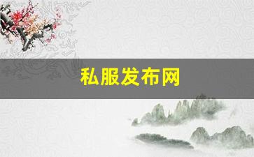 私服发布网(传奇手游sf999发布网) 
